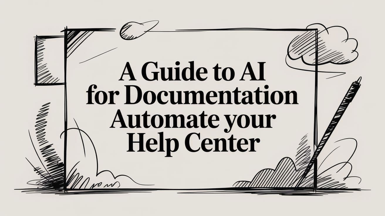 A Guide to AI for Documentation Automate Your Help Center